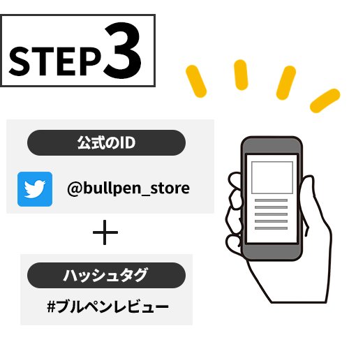SNS投稿キャンペーン画像|STEP3